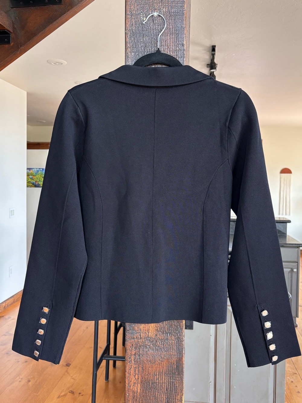 ALEEZA PARIS Black Cropped Blazer – Size Large – NWT - Picture 14 of 15